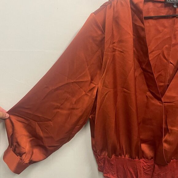 Eloquii Strong Shoulder Long Sleeve Bodysuit NWT - Picture 5 of 8